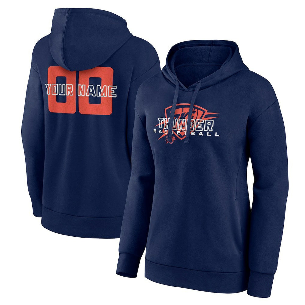 NBA Oklahoma City Thunder Women's Stellar Personalized Name & Number Pullover Hoodie