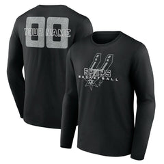 NBA San Antonio Spurs Stellar Personalized Name & Number Long Sleeve T-Shirt