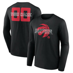 NBA Toronto Raptors Stellar Personalized Name & Number Long Sleeve T-Shirt