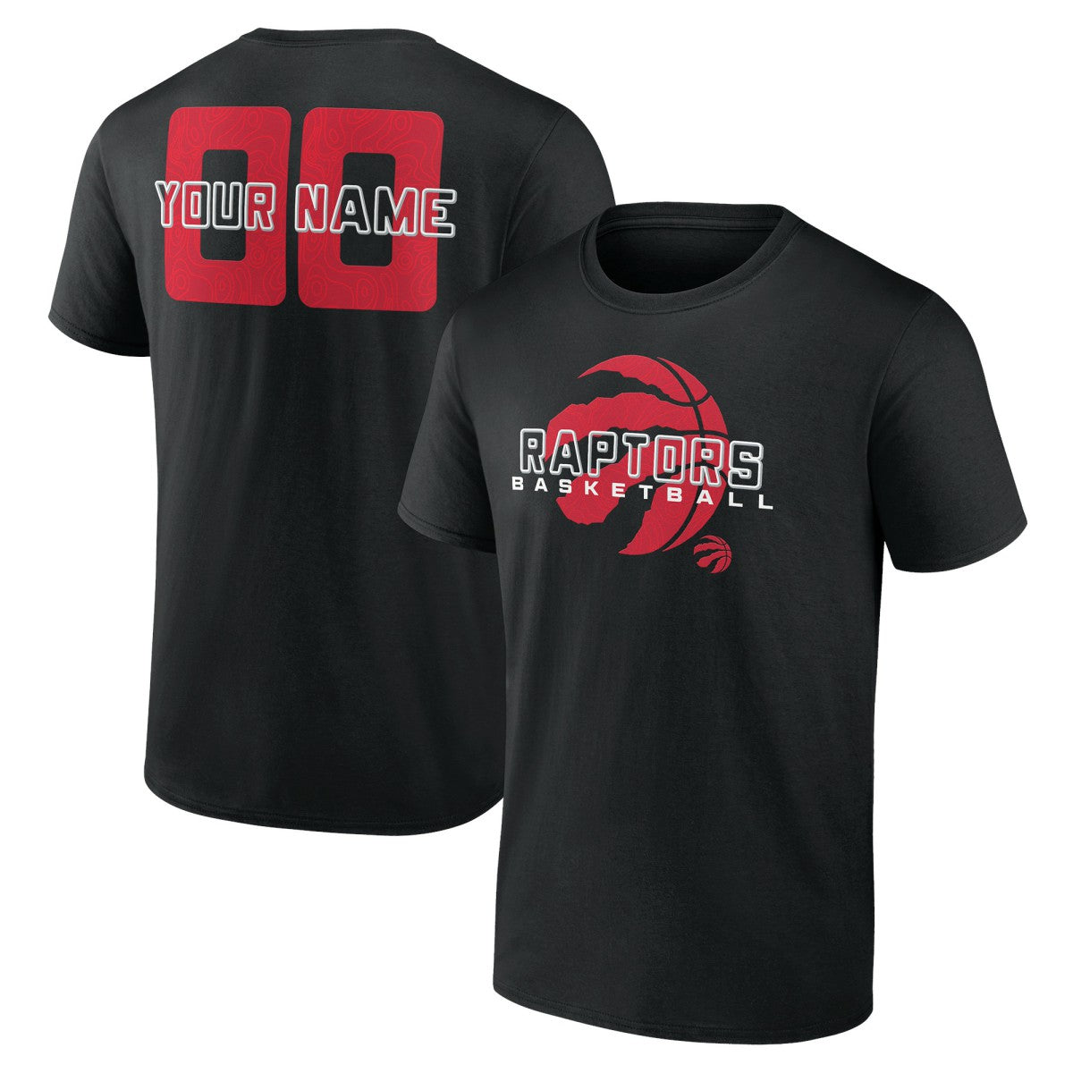 NBA Toronto Raptors Stellar Personalized Name & Number T-Shirt