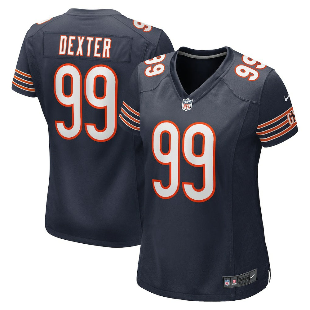 Gervon Dexter Sr  Women's Team Game Jersey - Chicago Bears