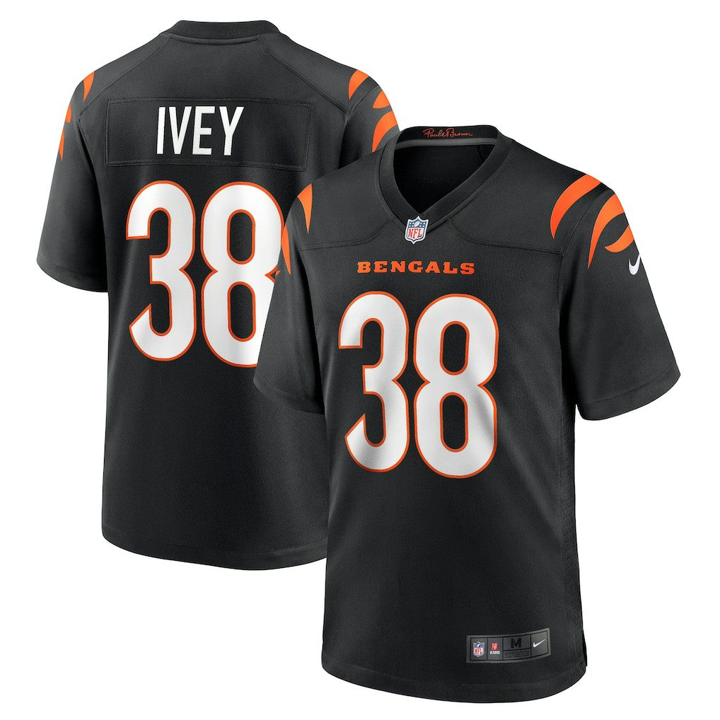 DJ Ivey  Team Game Jersey - Cincinnati Bengals