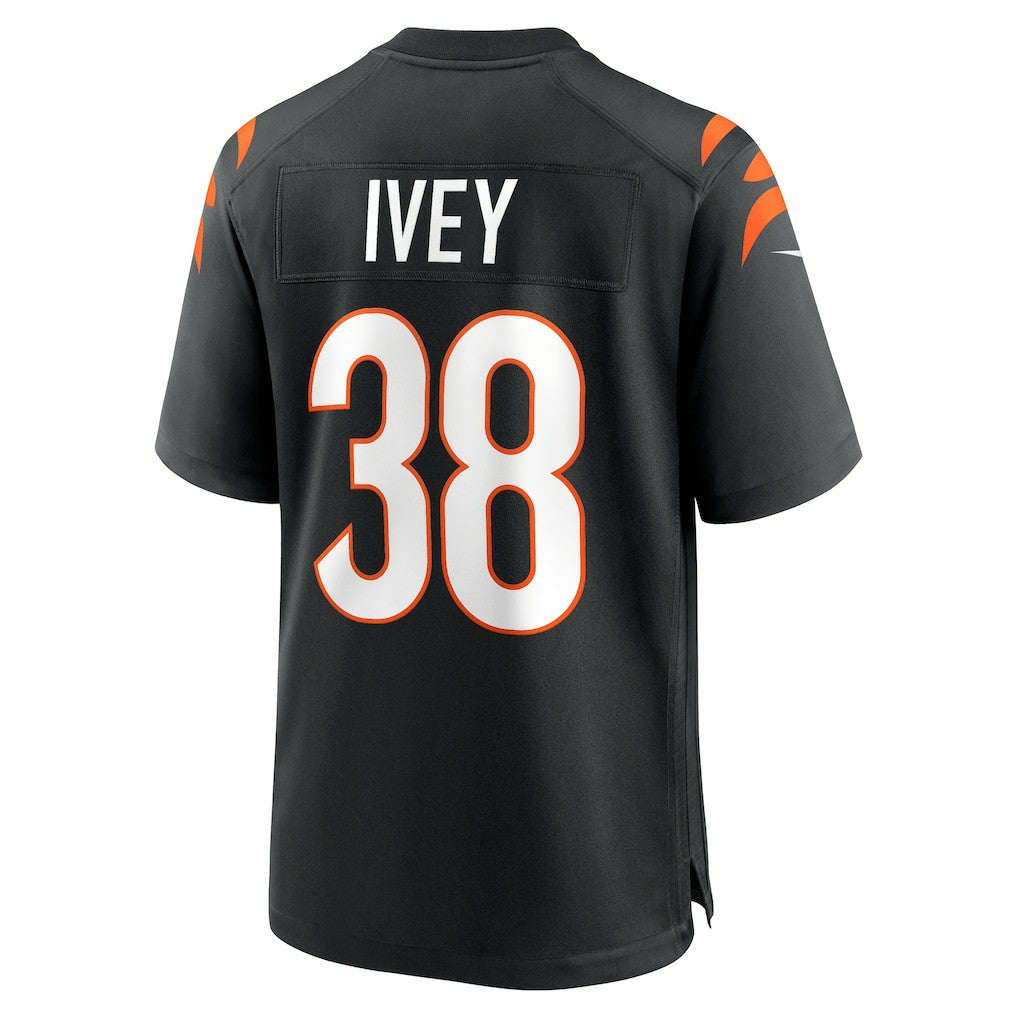 DJ Ivey  Team Game Jersey - Cincinnati Bengals
