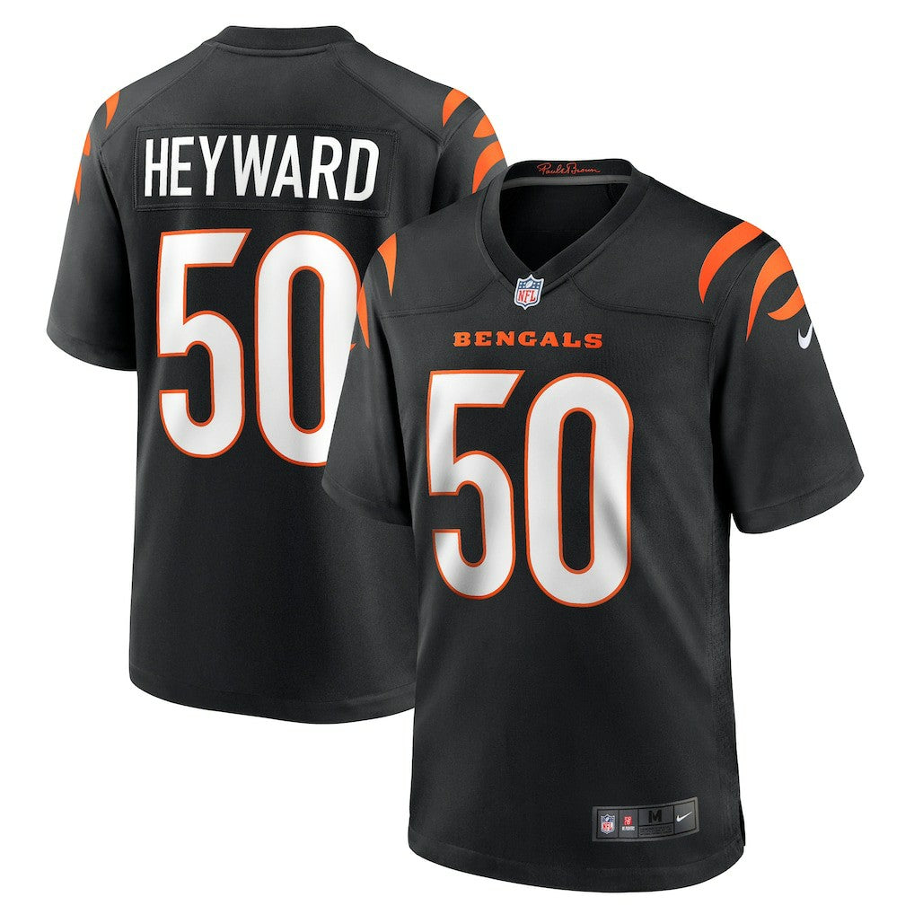 Shaka Heyward  Team Game Jersey - Cincinnati Bengals