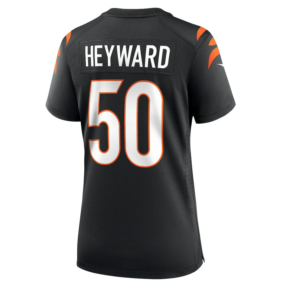 Shaka Heyward  Women's Team Game Jersey - Cincinnati Bengals