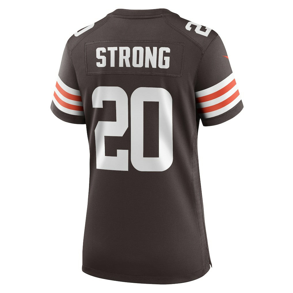 Pierre Strong Jr.  Women's Team Game Jersey - Cleveland Browns