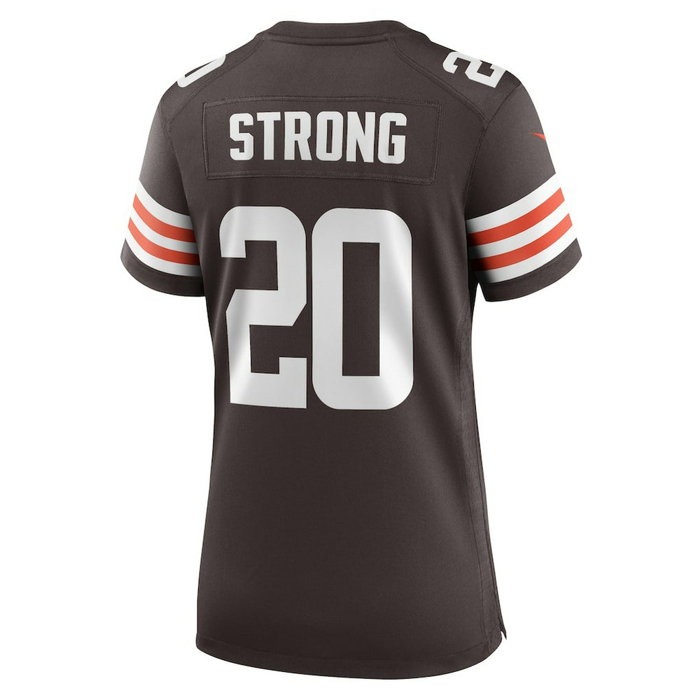 Pierre Strong Jr.  Women's Team Game Jersey - Cleveland Browns
