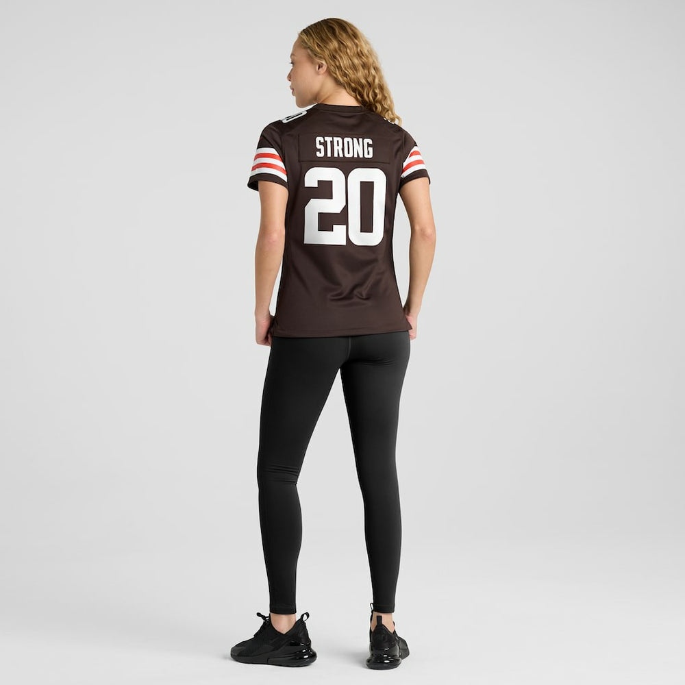 Pierre Strong Jr.  Women's Team Game Jersey - Cleveland Browns