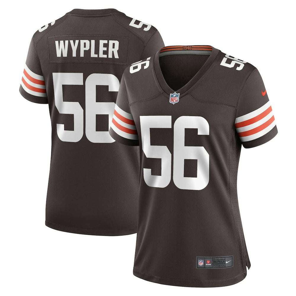 Luke Wypler  Women's Team Game Jersey - Cleveland Browns