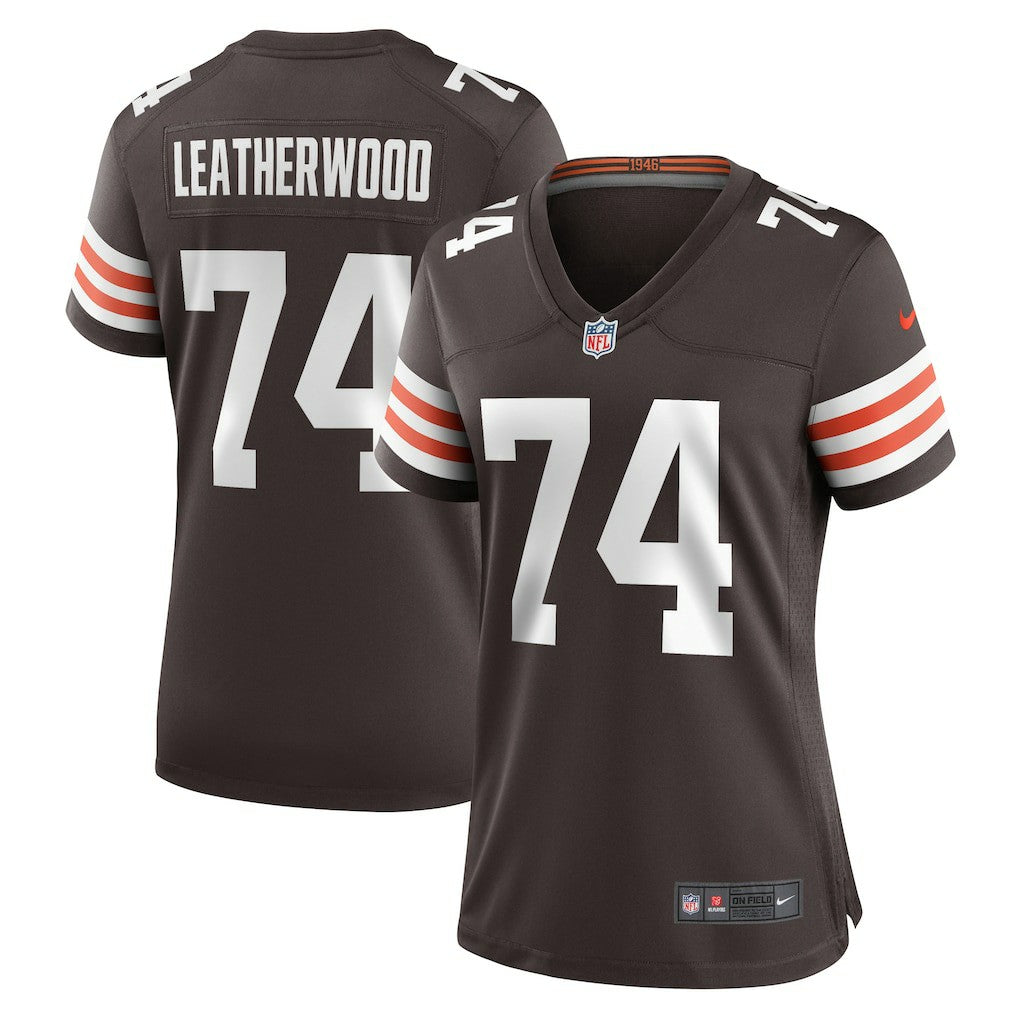 Alex Leatherwood  Women's Team Game Jersey - Cleveland Browns