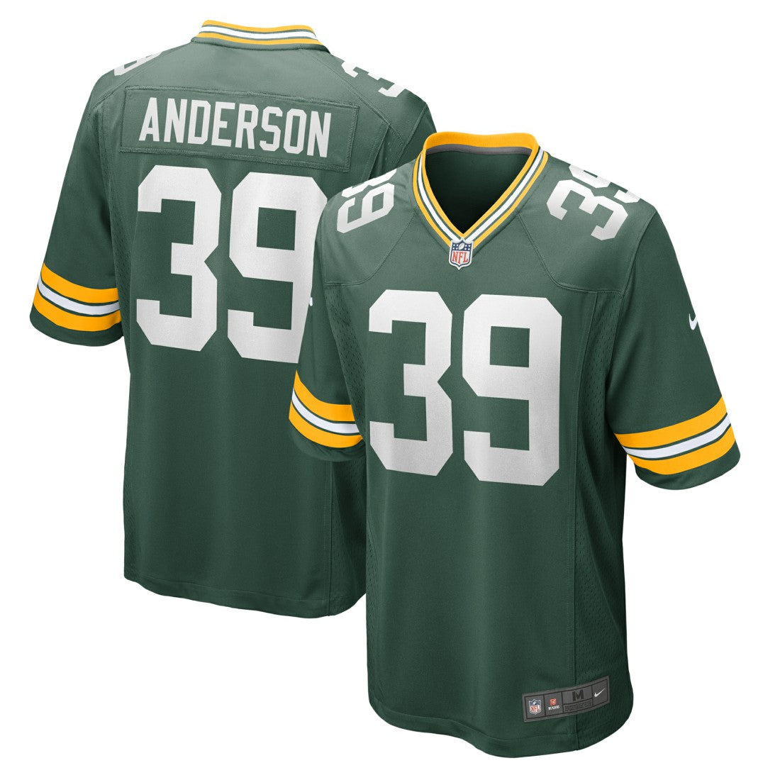 Zayne Anderson  Team Game Jersey - Green Bay Packers