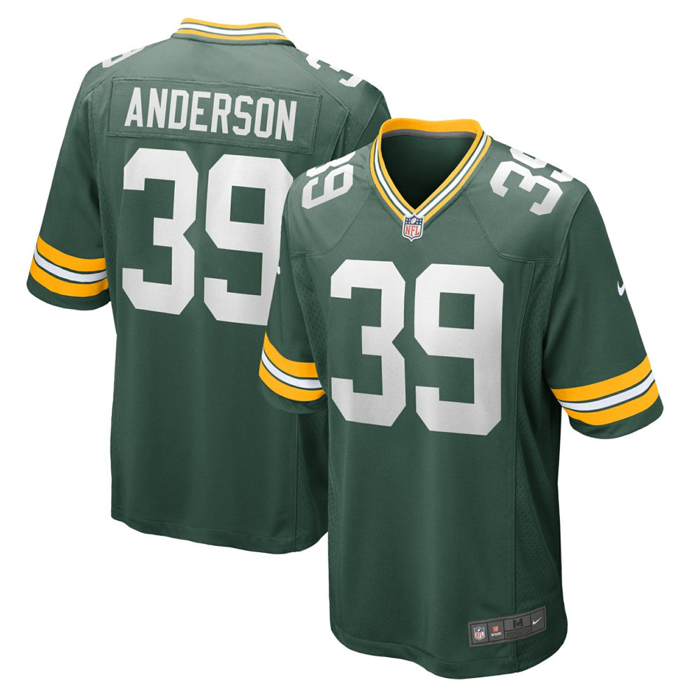 Zayne Anderson  Team Game Jersey - Green Bay Packers