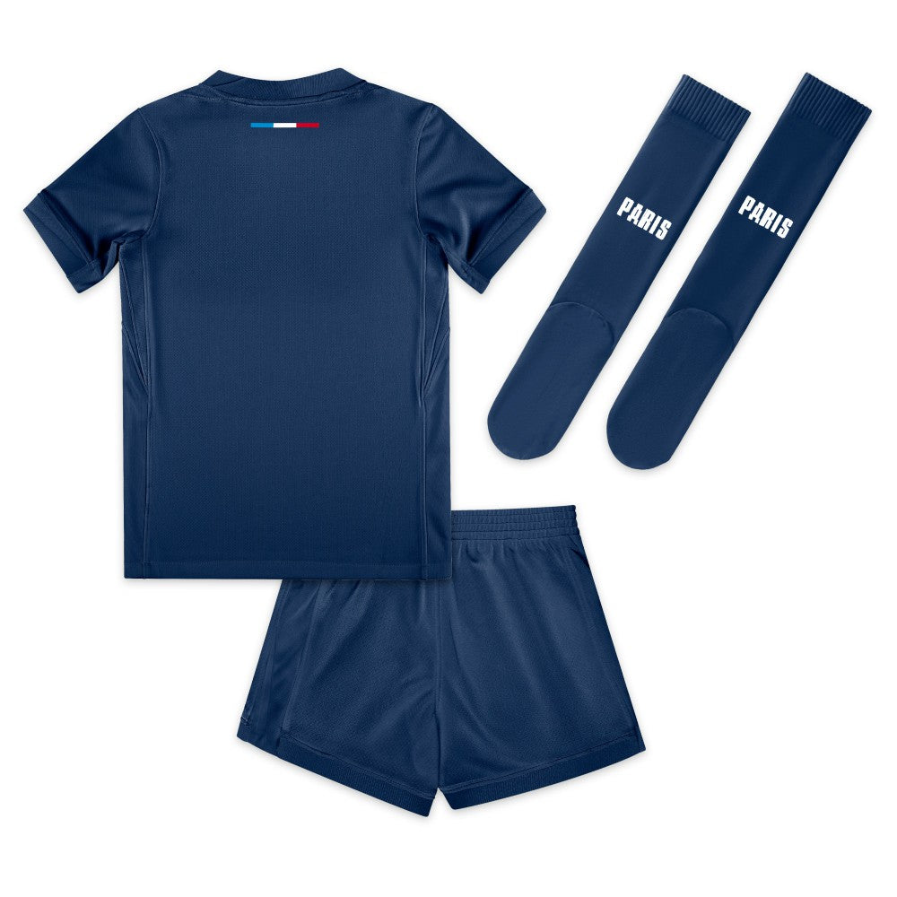 Paris Saint-Germain Preschool 2024/25 Home Replica Stadium Kit Set - Nike Navy