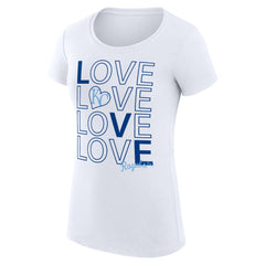 MLB Kansas City Royals G-III 4Her by Carl Banks Women's Super-Slim Fit Lightweight Love Graphic Team T-Shirt