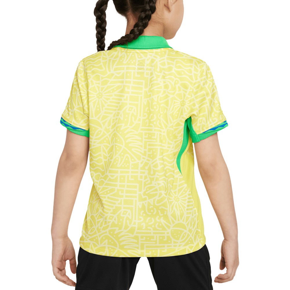 Brazil National Team Preschool 2024 Home Replica Stadium Jersey - Nike Yellow