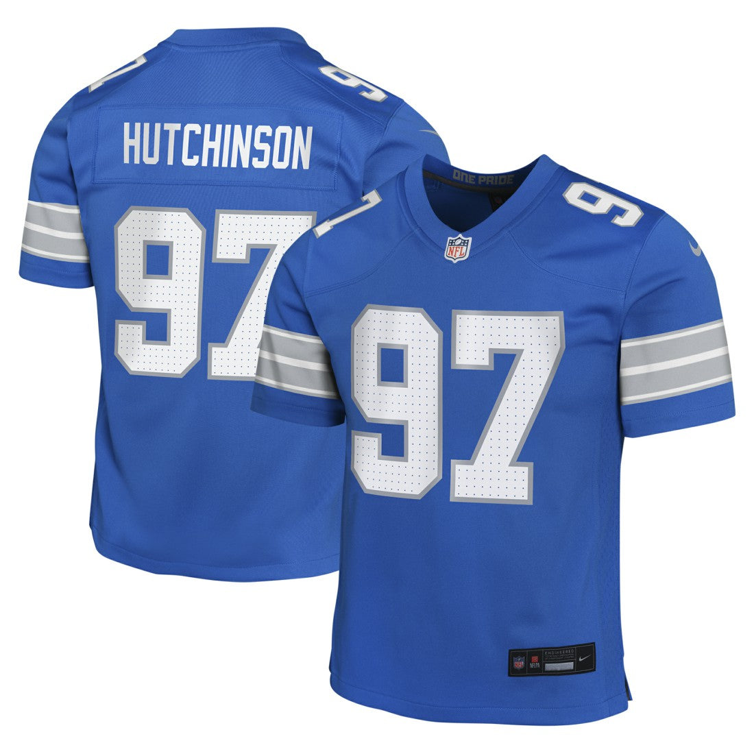 Aidan Hutchinson  Youth Game Jersey - Detroit Lions