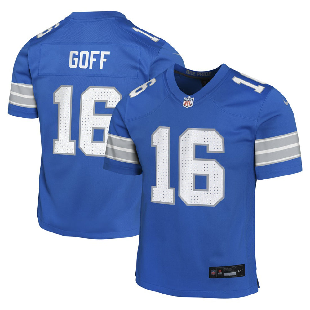 Jared Goff  Youth Game Jersey - Detroit Lions
