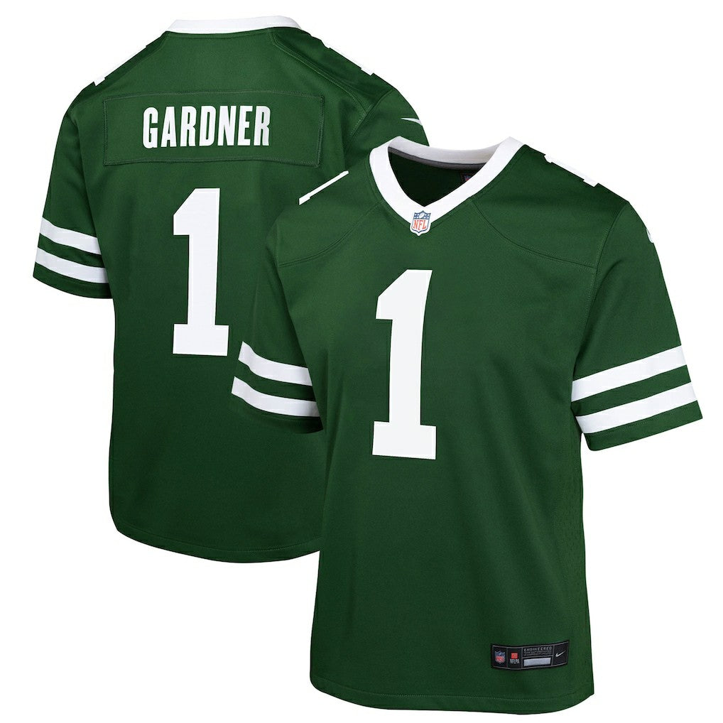 Ahmad Sauce Gardner  Youth Game Jersey - New York Jets