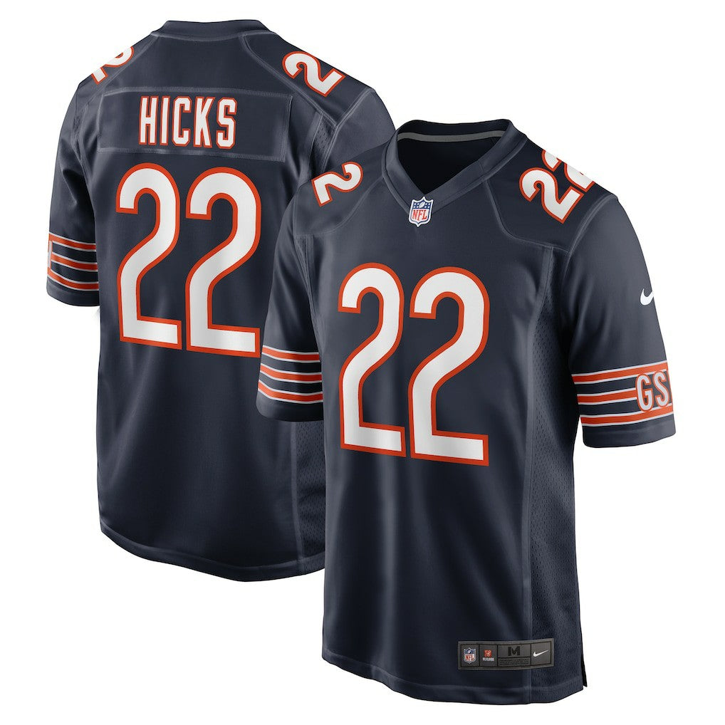 Elijah Hicks  Team Game Jersey - Chicago Bears