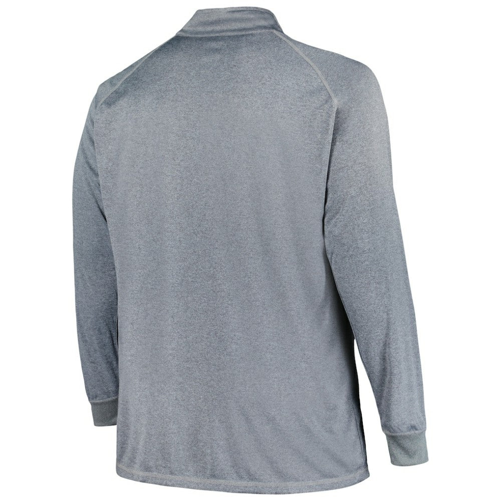 MLB San Diego Padres Profile Big & Tall Raglan Quarter-Zip Top