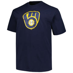 MLB Milwaukee Brewers Profile Big & Tall Primary Logo T-Shirt