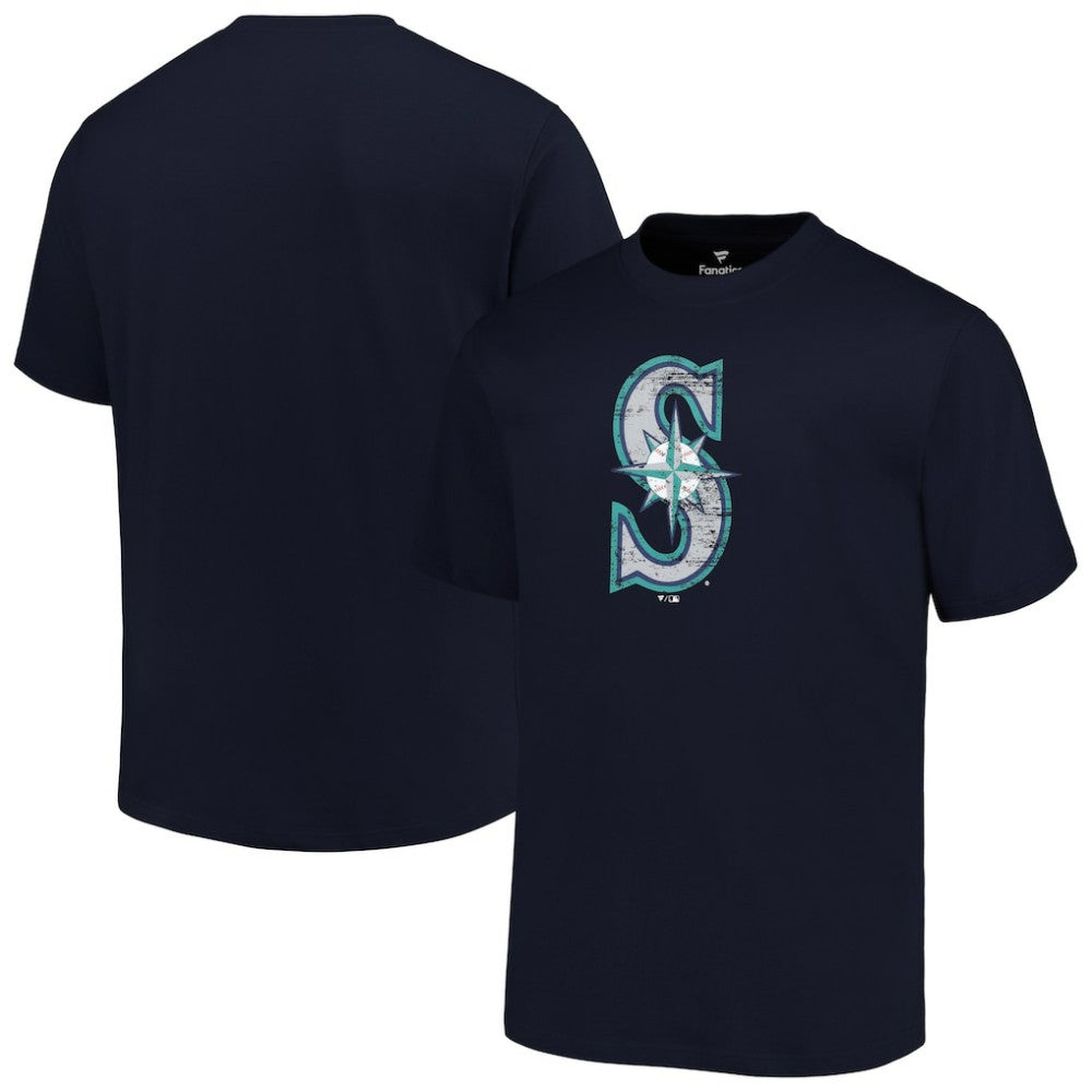 MLB Seattle Mariners Profile Big & Tall Primary Logo T-Shirt