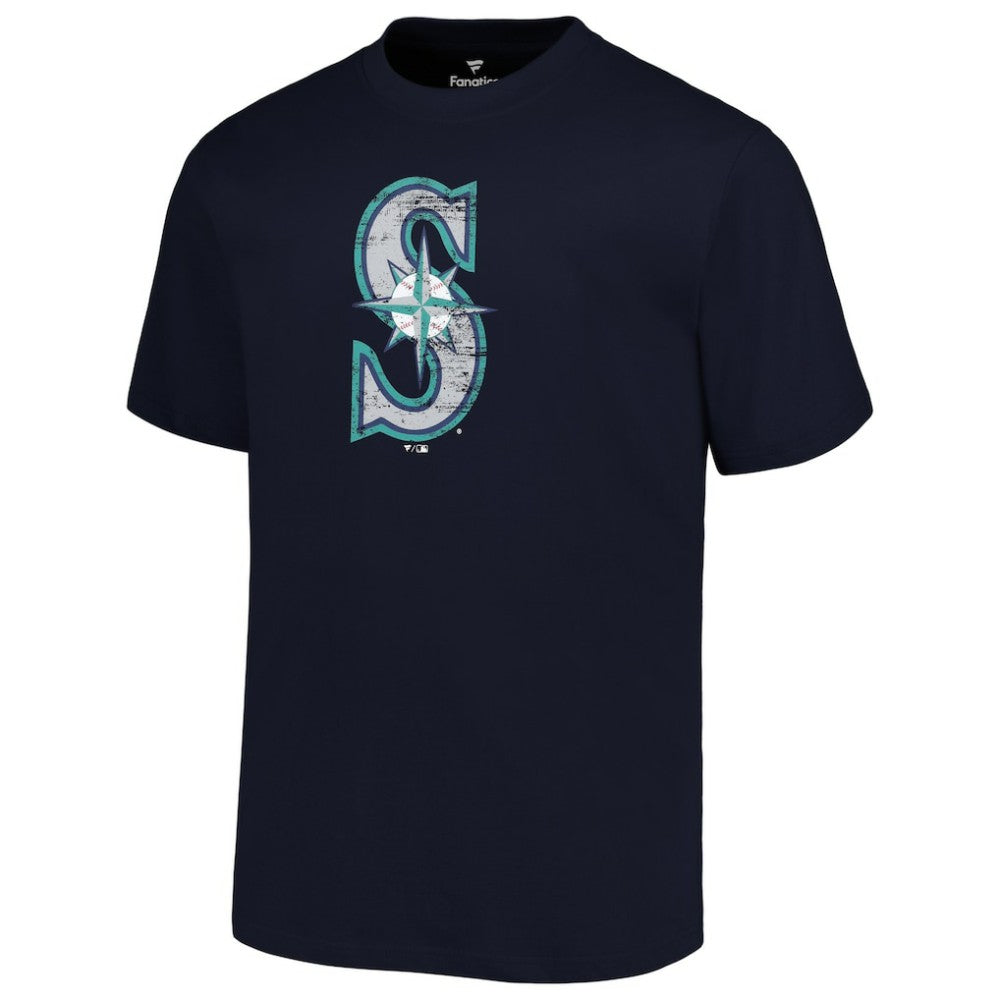 MLB Seattle Mariners Profile Big & Tall Primary Logo T-Shirt