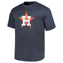 MLB Houston Astros Profile Big & Tall Weathered Logo T-Shirt