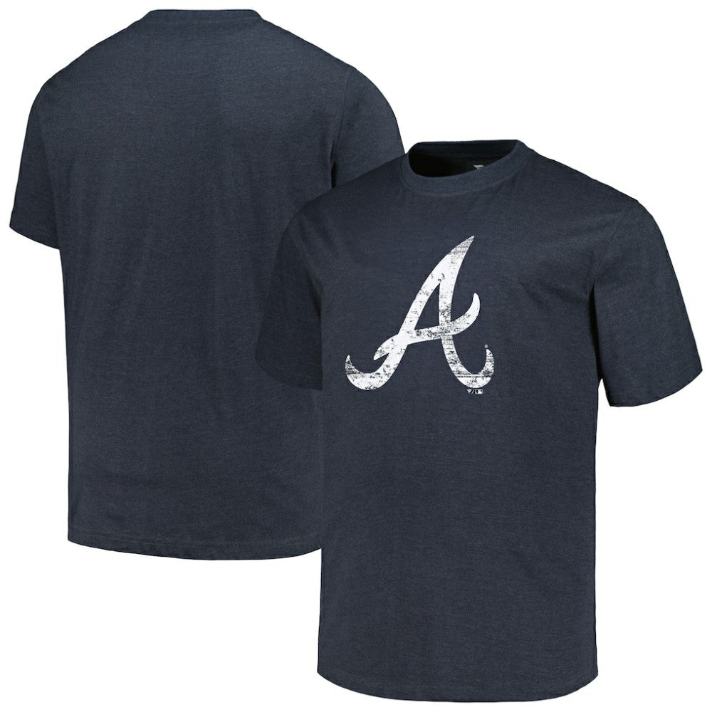 MLB Atlanta Braves Profile Big & Tall Weathered Logo T-Shirt