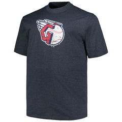 MLB Cleveland Guardians Profile Big & Tall Weathered Logo T-Shirt