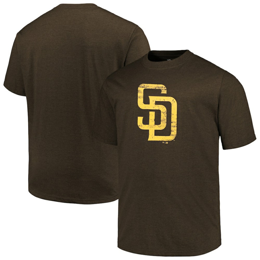 MLB San Diego Padres Profile Big & Tall Weathered Logo T-Shirt