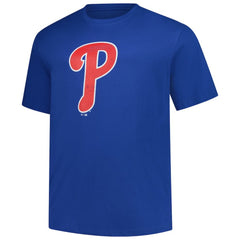 MLB Philadelphia Phillies Profile Big & Tall Weathered Logo T-Shirt