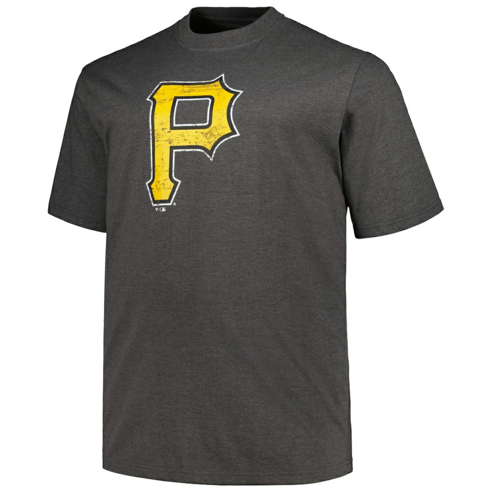 MLB Pittsburgh Pirates Profile Big & Tall Weathered Logo T-Shirt