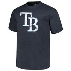 MLB Tampa Bay Rays Profile Big & Tall Weathered Logo T-Shirt