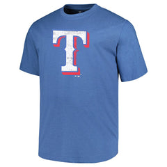 MLB Texas Rangers Profile Big & Tall Weathered Logo T-Shirt