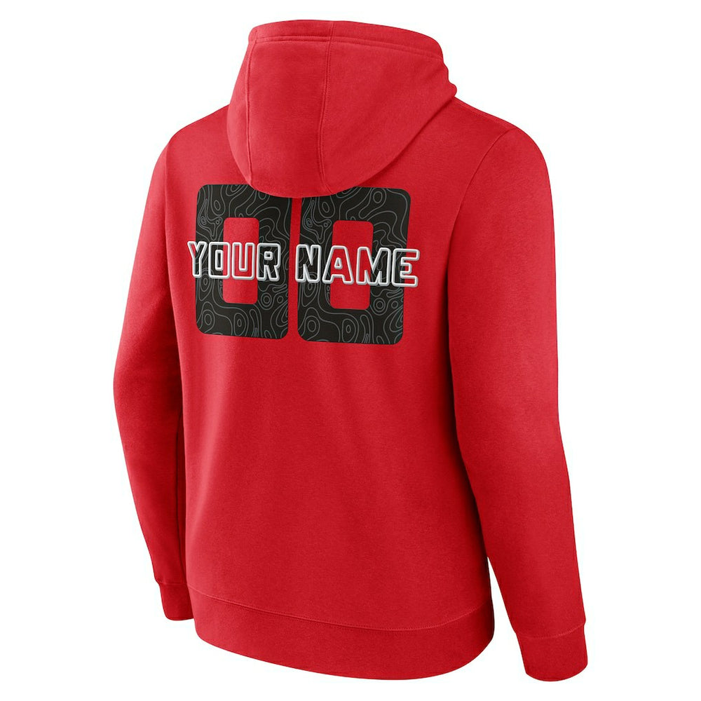 NBA Chicago Bulls Stellar Personalized Name & Number Pullover Hoodie