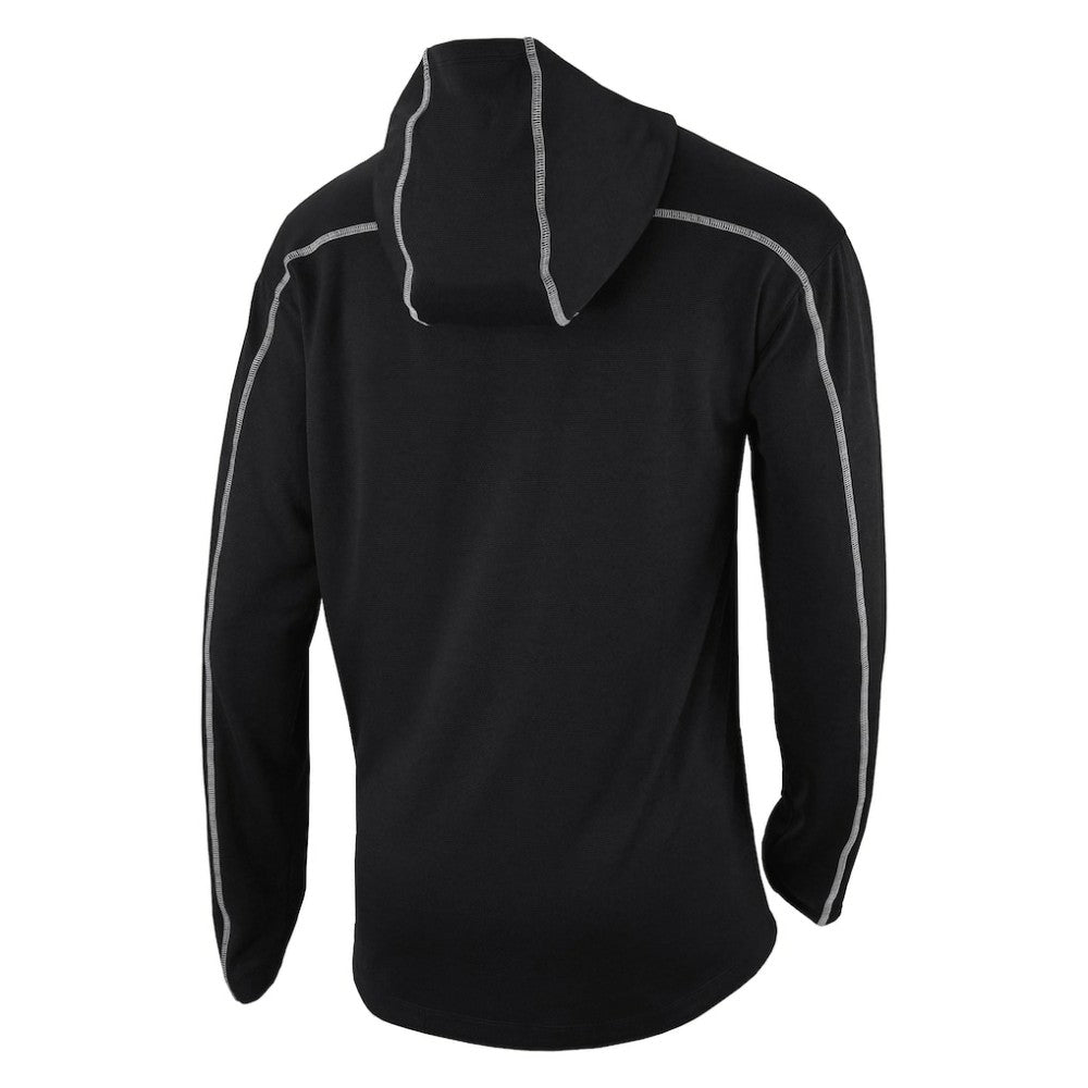NHL Black Boston Bruins Columbia Omni-Wick Shotgun Long Sleeve Hoodie T-Shirt