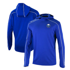 NHL Blue Buffalo Sabres Columbia Omni-Wick Shotgun Long Sleeve Hoodie T-Shirt