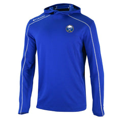 NHL Blue Buffalo Sabres Columbia Omni-Wick Shotgun Long Sleeve Hoodie T-Shirt