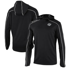 NHL Black Los Angeles Kings Columbia Omni-Wick Shotgun Long Sleeve Hoodie T-Shirt
