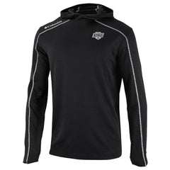 NHL Black Los Angeles Kings Columbia Omni-Wick Shotgun Long Sleeve Hoodie T-Shirt