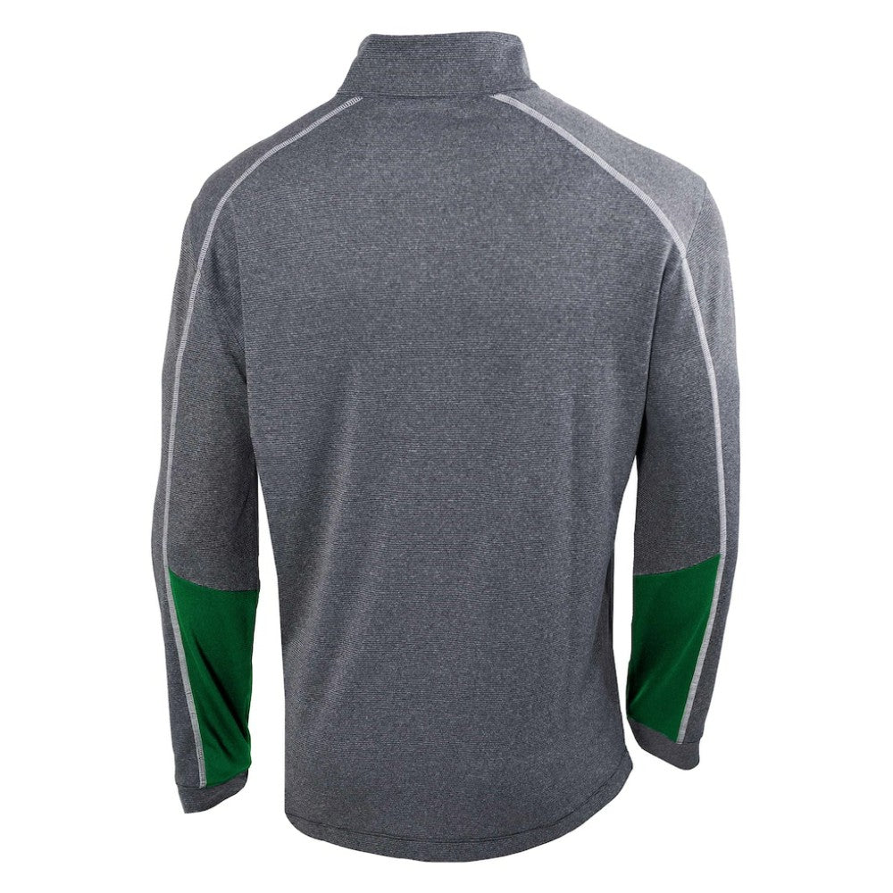 NHL Gray/Green Dallas Stars Columbia Omni-Wick Shotgun 2.0 Quarter-Zip Pullover Top