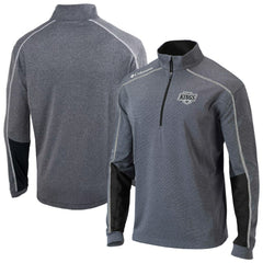 NHL Gray/Black Los Angeles Kings Columbia Omni-Wick Shotgun 2.0 Quarter-Zip Pullover Top