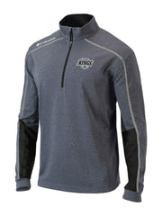 NHL Gray/Black Los Angeles Kings Columbia Omni-Wick Shotgun 2.0 Quarter-Zip Pullover Top