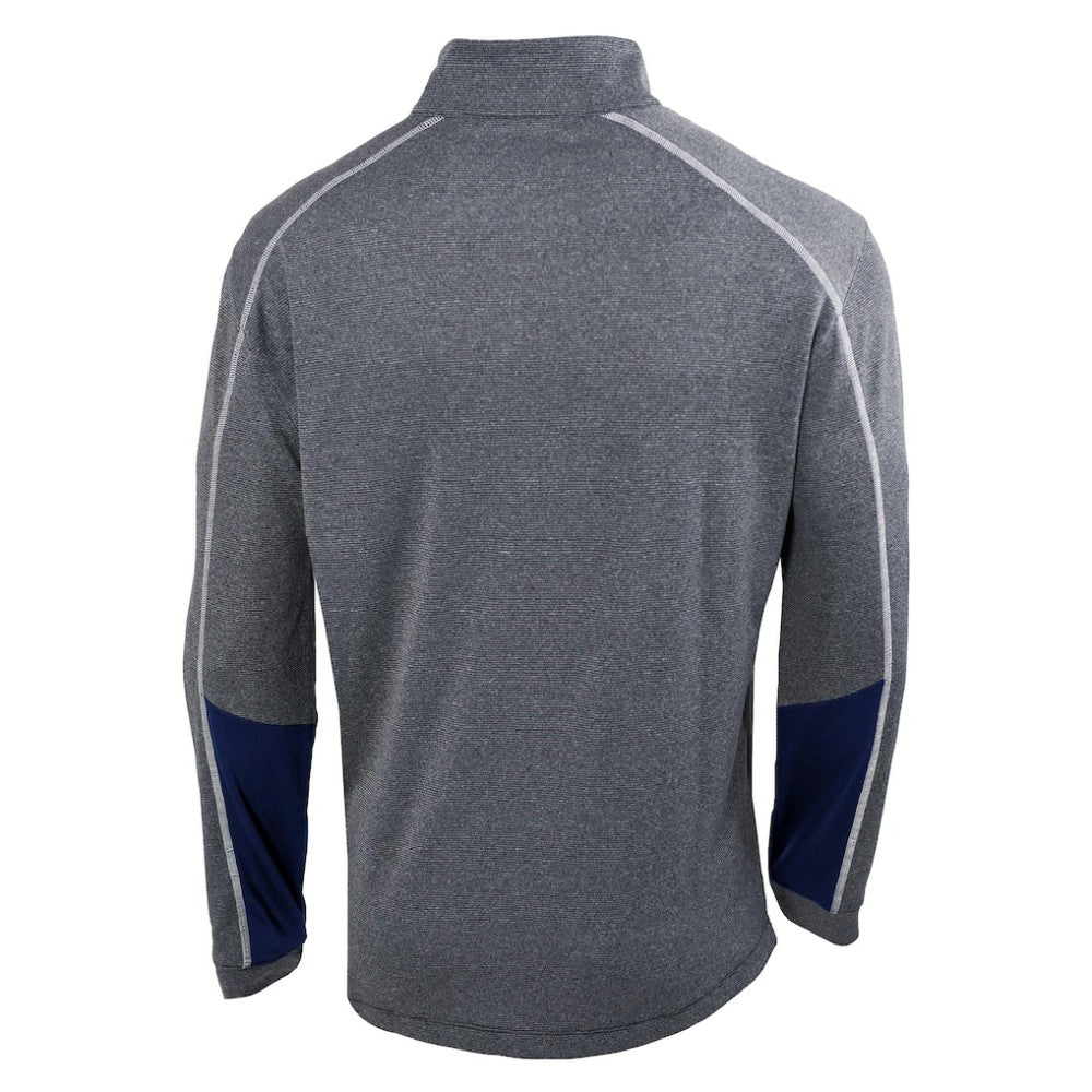 NHL Gray/Navy Nashville Predators Columbia Omni-Wick Shotgun 2.0 Quarter-Zip Pullover Top