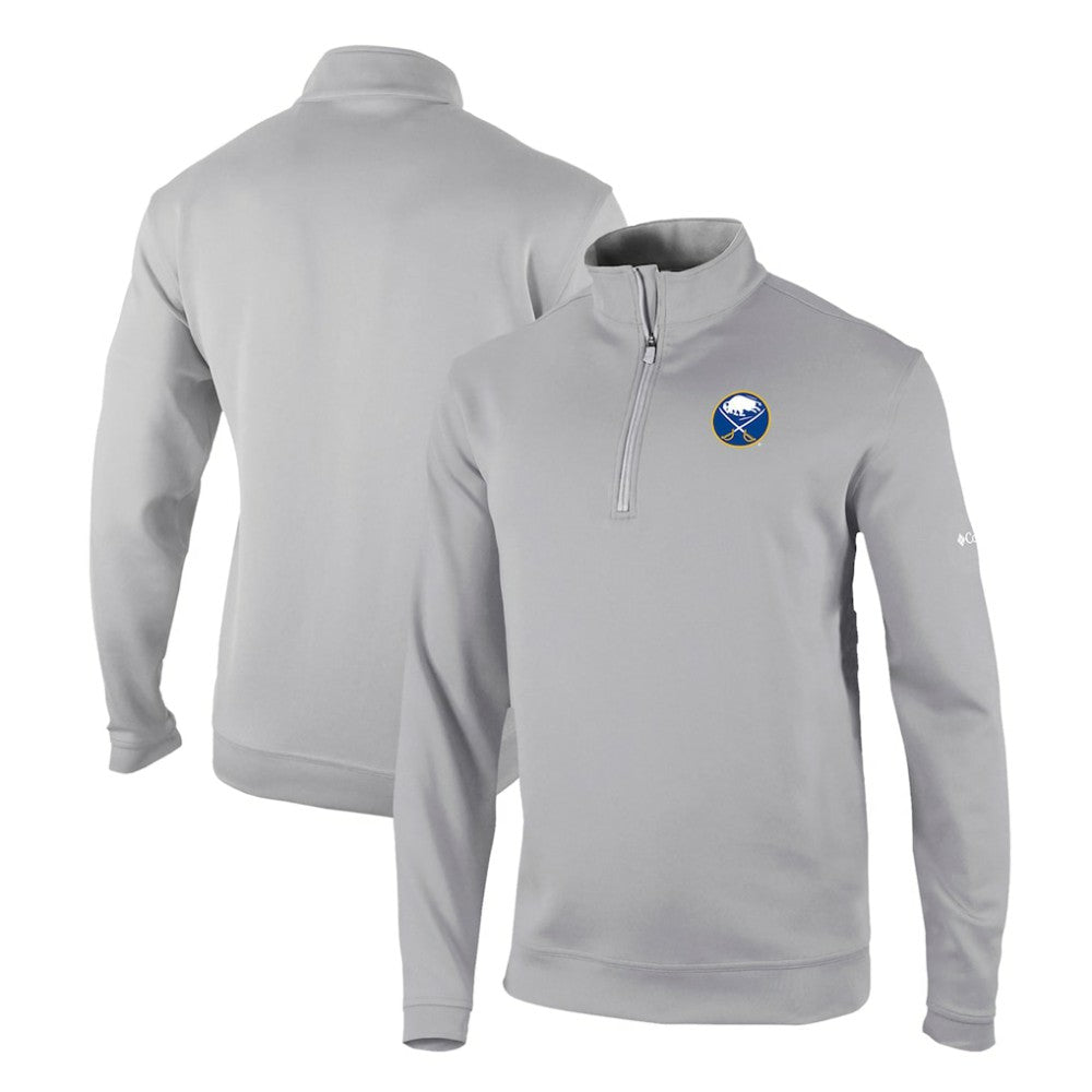 NHL Gray Buffalo Sabres Columbia Omni-Wick Wickhams Hills Half-Zip Pullover Top