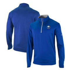 NHL Royal Buffalo Sabres Columbia Omni-Wick Wickhams Hills Half-Zip Pullover Top
