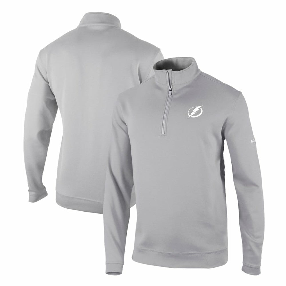 NHL Gray Tampa Bay Lightning Columbia Omni-Wick Wickhams Hills Half-Zip Pullover Top