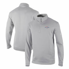 NHL Gray Washington Capitals Columbia Omni-Wick Wickhams Hills Half-Zip Pullover Top