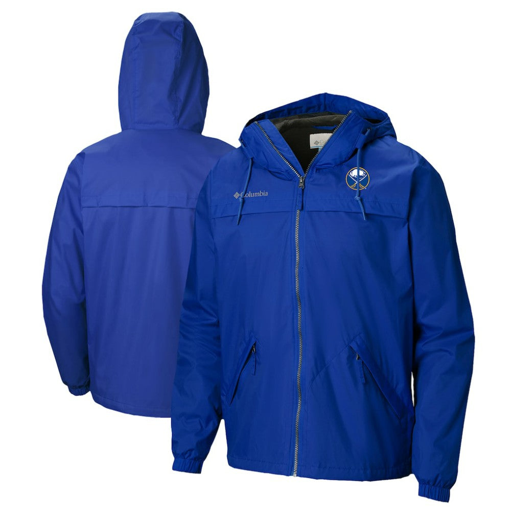 NHL Blue Buffalo Sabres Columbia Oroville Creek Lightweight Full-Zip Windbreaker Jacket